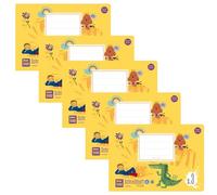 Ursus Lot de 5 cahiers d'écriture Formati S.3 A5-20 feuilles lignées - Pour débutants - Intérieur en papier 100% recyclé