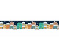 Ursus Masking Tape 59090041 Village d'hiver, 30 mm x 10 m, 1 Rouleau