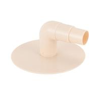 URSXODAWQ Plaque de Remplacement pour Aspirateur de Skimmer de Piscine, Adaptateur pour Skimmer HydroTools 8929, avec Coudé pour Tuyau, en Plastique Robuste et Étanche
