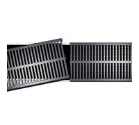 URUCHF Grilles de Drainage Grands couvercles de drains extérieurs à découper, couvercles de caniveaux de Drainage en Plastique, Grille de Drainage pour allée/Cour/Jardin(400x133x20mm)