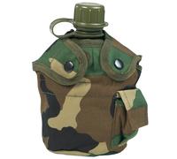 US ARMY BOUTEILLE D'EAU CANTINE VOYAGE CAMPING BOUTEILLE AVEC COUVERCLE CAMO WOO