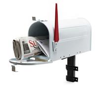 US Mailbox Boite aux lettres Design américain Blanc Montage au mur Poste