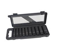 US PRO 1343 Lot de 10 Douilles à Chocs métriques 1/2 dr Profondes