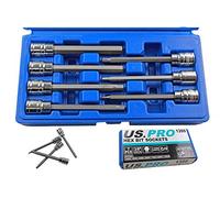 US Pro B1123 Coffret de 7 douilles à embouts hexagonaux pour llen 3-10 mm