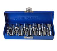 US PRO B1128 Lot de 10 douilles Torx TRX-Star 1/2"
