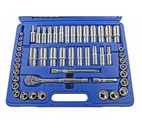 US Pro Jeu de Douilles 3/8" Dr Metric / AF Peu Profond et de Profondeur, 50 Pièces B1370