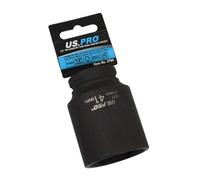 US PRO Tools 3795 Écrou de moyeu d'entraînement 41 mm 1/2" Douille à choc profonde 6 pans