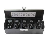US Pro Tools Lot de 10 douilles hexagonales à choc 1/2 llen 4 mm à 19 mm