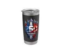 USA 250 ans 1776 2026 Independence Day Fighter Avion Gobelet isotherme en acier inoxydable double paroi
