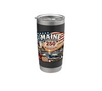 USA 250e anniversaire Maine Pride Gobelet isotherme en acier inoxydable double paroi