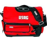 USAG 007 V Grand sac à outils, poche avant, support pour scie à métaux, 49 x 35 x 22 cm