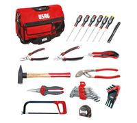 USAG U00070010 Sacoche à outils professionnelle avec assortiment de 32 pièces