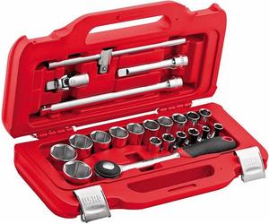 USAG U06010003 Coffret modulaire de clés à douille hexagonales, 22 pièces