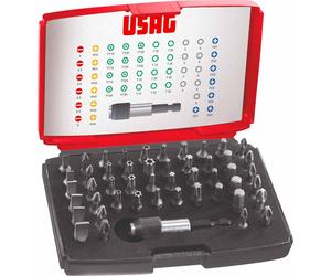 USAG U06920041 Douilles de tournevis 1/4 pouce, 49 pièces
