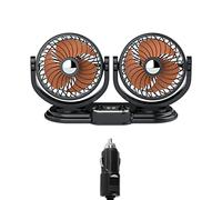 USB 24V Portable Double Pour Tête Ventilateur De Voiture Ventilateur De | Voiture Climatiseur Fort