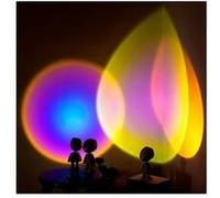 Usb 360 ° robot projecteur led veilleuses selfie lumière chambre atmosphère lampe de table G