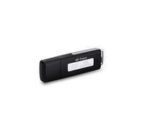 Dictaphone - MP power - Enregistreur vocal numérique - 8 Go - Enregistrement de qualité sonore - Noir