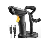 Inateck USB Lecteur de Code-Barres avec Support, Douchette Filaire, BCST-33