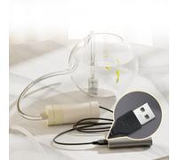 USB Pompe à siphon électrique auto-amorçante, pompe à eau automatique avec filtre en acier inoxydable pour la maison et la brasserie, compacte et portable, 10 x 3,5 cm (10 mètres)