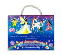 Usborne: Sticker Dolly Dressing Magical Activity Pack 4 Books Collection Box Set By Fiona Watt (Sticker Dolly Dressing Magical Kingdom, Ballet Fairies, Rainbow Unicorns & Mermaid Kingdom)