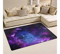 Use7 Tapis pour salon et chambre à coucher, motif nébuleuse, galaxie, univers galaxie, 100 x 150 cm