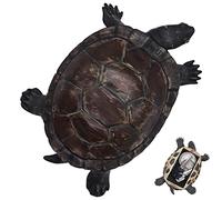 USEAMIE Cachette de e rechange en forme de tortue - Décoration de jardin - Support de grande taille (9,8 x 14 x 4,6 cm)