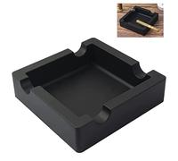USEAMIE - Cendriers pour cigares d'extérieur incassables de grand diamètre en silicone pour patio/extérieur/intérieur/décoration de maison avec 4 supports pour cigares - Cendrier minimaliste