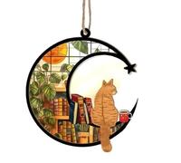 usefulbeauty Attrape-Soleil pour fenêtre intérieure, Attrape-Soleil pour Chat pour fenêtre - Ornement de Chat Mignon Décor de Salle de Chat - Décoration Murale de Maison, Beaux Ornements décoratifs