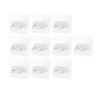 USHOBE 10 Pièces Crochets Suspendre Autocollants Multiusage en Pvc As | Patère Salle de Bain, Crochets Adhesifs Salle de Bain, Accessoires Salle de Bain, Crochet pour Paroi