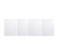 USHOBE 4 Pièces Papier de Brouillon Blanc Épais pour Étudiants et Garçon et Filles, Papier Pratique et Mode pour Calculs, Dessins et Notes, pour Usage Scolaire et Bureau