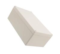 USHOBE Boîte de jonction étanche en plastique beige pour rallonge électrique, cache de sécurité extérieur, protection contre les intempéries, 75 x 120 x 200 mm, sans coupe de câble