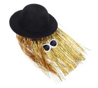 USHOBE Bouchon De Bouteille De Vin Chapeaux Miniatures Décoratifs en Pét pour Accessoires Cocktail Et Fête D’Halloween