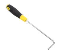 USHOBE Crochet de Levage Inox Robuste avec Poignée Caoutchouc Ergonomique pour Volet Roulant et Trappes Accès Tige de Traction Acier Inoxydable Antidérapante pour Usage Extérieur