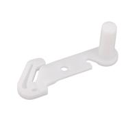 USHOBE Crochet de Porte en Plastique Blanc Butée de Porte Résistante aux Rayures pour Réfrigérateur Ajustement Rapide pour Appareils Cuisine et Mini Frigos Réparation de Frigo