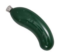 USHOBE Flasque Usage Polyvalent Forme Concombre en Acier Inoxydable Finition Lisse, Design Élégant pour Voyages et Pique-niques en Plein Air, Hommes et Femmes