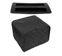 USHOBE Housse de Protection pour Grille et Machine à Petit-déjeuner en Polyester Noir, Étanche et Élégante pour Usage Quotidien Cuisine