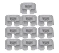 USHOBE Lot de 10 Œillet Métal pour Tête de Tondeuse à Gazon en Alliage d'Aluminium, Pièce Détachée Débroussailleuse, pour Jardinage