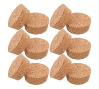 USHOBE Lot de 16 Bouchons en Liège Naturel et Bois Coniques Réutilisables pour Bouteilles de Vin et Décanteurs, Joint Étanche pour Usage Domestique et Rassemblements Cuisine