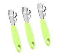 USHOBE Lot de 3 Pinces à Assiettes Anti-brûlure en Acier Inoxydable Vert, Résistantes la Chaleur, pour Plats Lourds, en Restaurant ou Bar