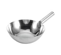 USHOBE Louche à Eau en Acier Inoxydable Grosse Capacité et Manche Court, Multi-fonctionnelle Cuisine et Jardin, Design Robuste Argenté