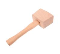 USHOBE Maillet de Menuisier en Bois pour Sculpture, Manche Ergonomique | Surface Lisse Beige, Supporte les Frappes, Outil à Main pour Bois, Usage Menuiserie et Ciseau