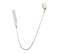 USHOBE Outil de Nettoyage Cuillère Anticalcaire pour Chauffe-eau Solaire en Acier Inoxydable Utilisation Facile pour Élément Chauffant et Réservoir en Zones Urbaines