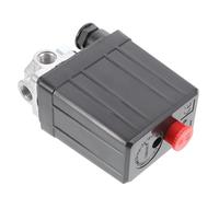 USHOBE Pressostat de Compresseur Automatique avec Commutateur de Contrôle Valve de Sécurité Cuivre et Connexion Rapide Plastique Accessoires pour Compresseur Air Robustes et Faciles