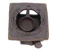 USHOBE Réchaud pour Théière en Céramique Style Rétro Fonction de Chauffage et Conservation Chaleur, Accessoire pour Préparer et Maintenir Le Thé Chaud