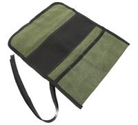 USHOBE Sacoche à Outils en Toile avec Forte capacité de Charge, Organisateur Enroulable Compact pour clés et Ciseaux, Utilitaire de Transport pour travaux de menuiserie et activités