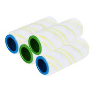 USHOP Rouleaux De Rechange pour Karcher FC7 FC5 FC3 FC3D,Brosse à rouleaux pour machine de nettoyage,Vert + bleu（4PCS）