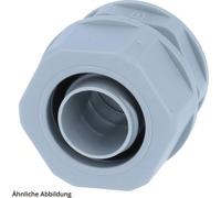 "USK-M petit paquet 10 pcs. Raccord à vis en plastique droit Filetage M25x1,5 pour tuyau diamètre extérieur 27,0mm pour tuyau diamètre intérieur 22,0mm"