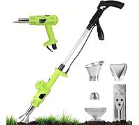 Usknxiu Désherbeur électrique 2000 W 650C souffleur d'air chaud pour mauvaises herbes et glace Design ergonomique avec double contrôle de température Remplace les réservoirs de propane Idéal pour