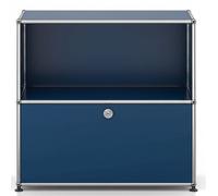 USM Haller Buffet 1 tiroir ouvert / 1 tiroir bleu acier - USM SIDEBOA 1OFF 1SCHU FD SCH
