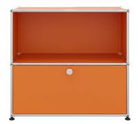 USM Haller Buffet 1 tiroir ouvert / 1 tiroir Orange pur - USM SIDEBOA 1OFF 1SCHU FD SCH